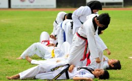 Sport Demo by SMK Seksyen 9, Shah Alam Taekwondo&nbsp;Club.