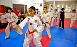 Poomsae training in preparation for coming&nbsp;MSSD.