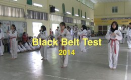 Black Belt Test for the year&nbsp;2014