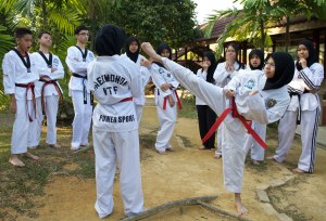 Fatin Maisarah's when she was a red belter.