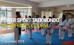 4th Power Sport Taekwondo Referees Course, 11 Dec&nbsp;2019